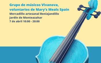 Mary's Meals + Música - Mercadillo Artesanal Beniajandillo 7-4-2024