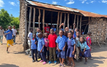 una escuela en Mozambique