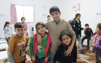 Children in school in Lebanon