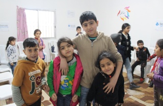 Children in school in Lebanon