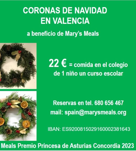 Coronas Navidad Valencia 2023