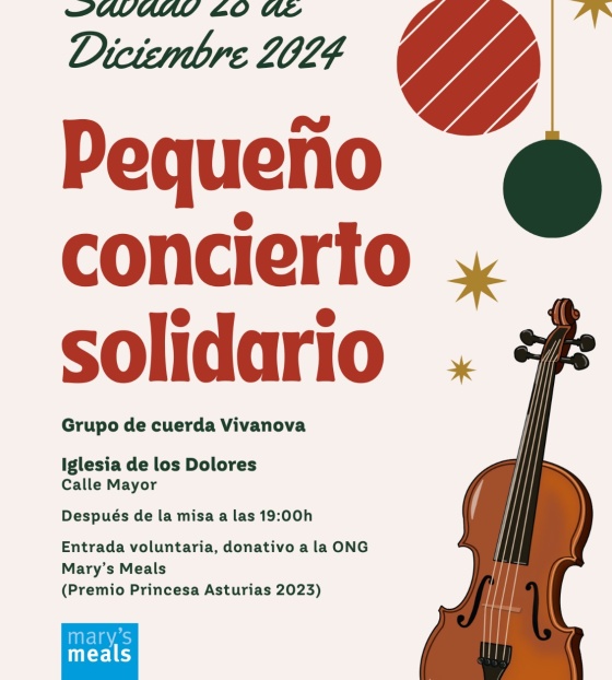 Concierto Solidario Grupo de cuerda Vivanova
