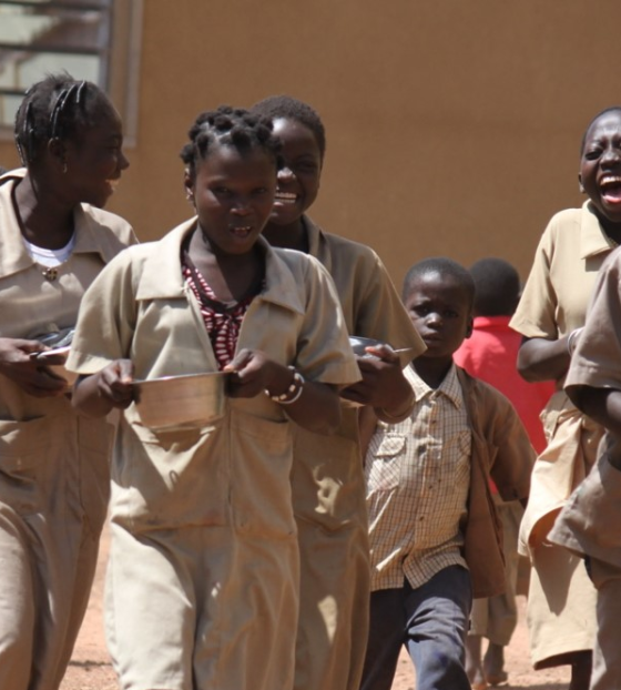 Children at school in Benin