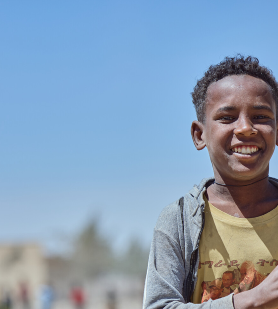 Child in school in Eth