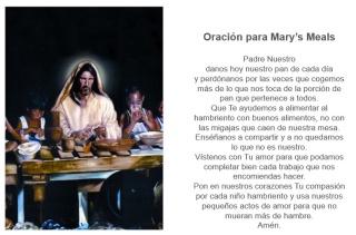 Oración para Mary's Meals